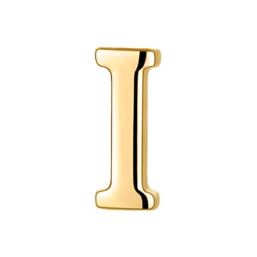 Collier DOUBLE TINGN Or 14K, Pendentif PERSONNALISÉ Lettre A-Z, Idée CADEAU Anniversaire Fille, Fête des Mères, Saint Va — I