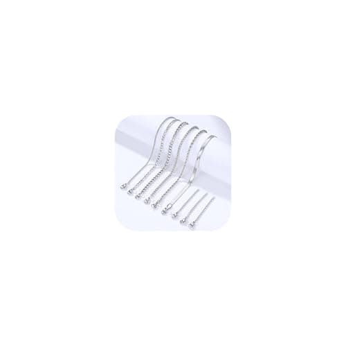 Adramata Chaînes Cubaines Acier Inoxydable - Homme 40/45/50/55/60CM - Argent/Or Cadeau Ascendant — Argent