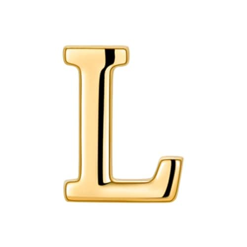 Collier DOUBLE TINGN Or 14K, Pendentif PERSONNALISÉ Lettre A-Z, Idée CADEAU Anniversaire Fille, Fête des Mères, Saint Va — L