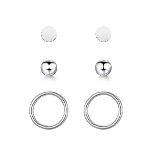 BONNYBIRD® Boucles d'Oreilles Acier Inoxydable Femme "BonnyClassic" - Résistance à l'eau & Bien Toléré Par la Peau | Or — BonnyClassic Argent