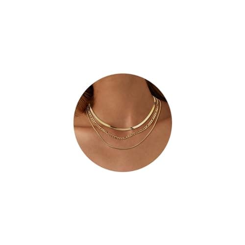 Adramata 3 Pieces Colliers Réglables Or Argent Femme Boho Colliers Perle Usine Recycled Standard 100 — Stylec-or