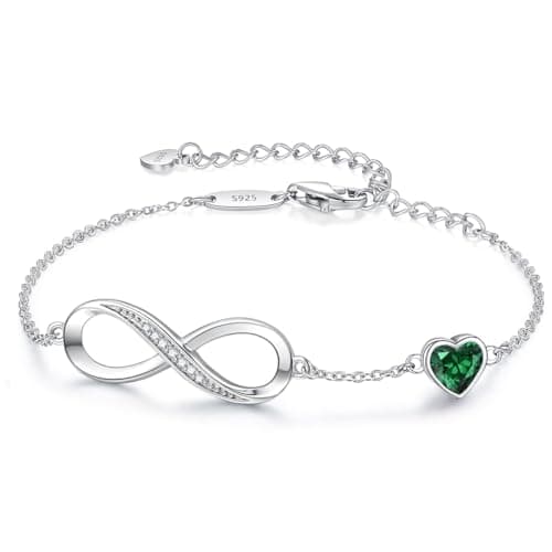 Bracelet LOUISA SECRET Femme Argent 925 Infini Noël Anniversaire Maman — Argent-05-Mai