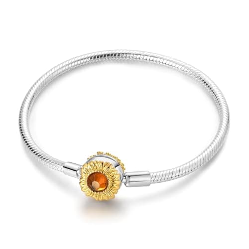 ChenYuTe 925 bracelet serpent argent sterling femme, cadeau élégant bijoux fête des mères Saint-Valentin, anniversaire N — Bracelet093