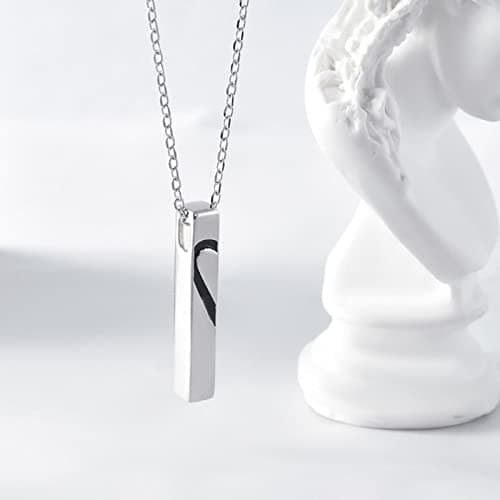Collier ethnique en argent 925 pour femme, idée cadeau Fête des Mères - Skcess Collier cœur casse-tête amitié