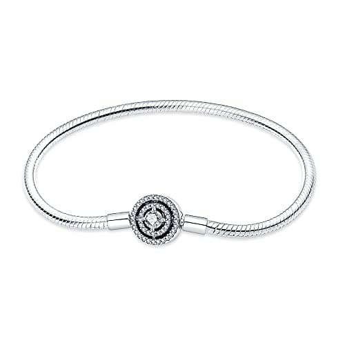 Bracelet argent sterling 925 TINSLO femme CMB062 Saint Valentin, fête des mères, Noël — CMB072