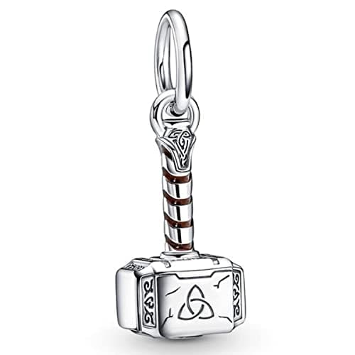 Pendentif Lkwidi Femme Charms Argent Sterling 925 Famille Amour Animaux Zircon Cubique Femmes Bracelet — Hammer Dangle