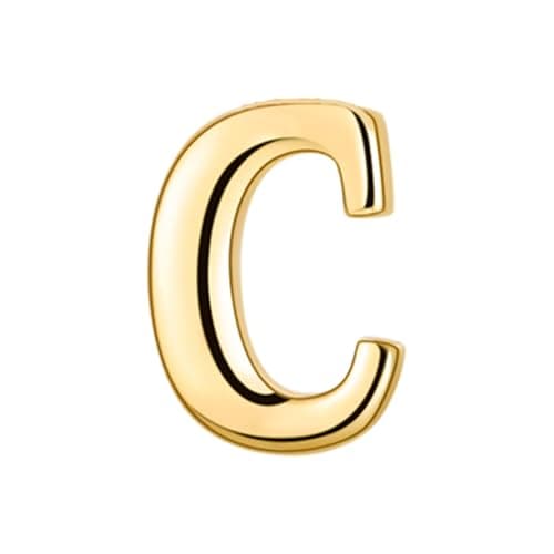 Collier DOUBLE TINGN Or 14K, Pendentif PERSONNALISÉ Lettre A-Z, Idée CADEAU Anniversaire Fille, Fête des Mères, Saint Va — C