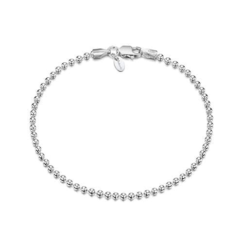 Amberta Bijoux - Bracelet en Argent 925 - Maille Boule Largeur 2 mm - Longueur 18-19 cm

Amberta Bijoux - Bijou Argent 9