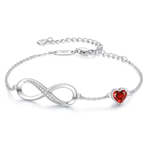 Bracelet LOUISA SECRET Femme Argent 925 Infini Noël Anniversaire Maman — Argent-01-07-Janvier-Juillet