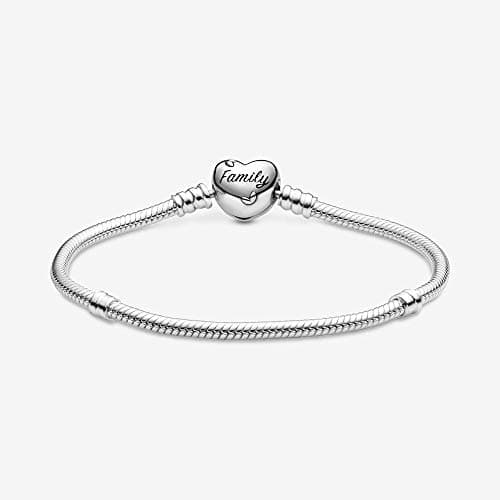 Bijou PANDORA|Collier de chaîne en forme de serpent avec charme de coeur de famille PANDORA
| Bijou PANDORA|Collier de