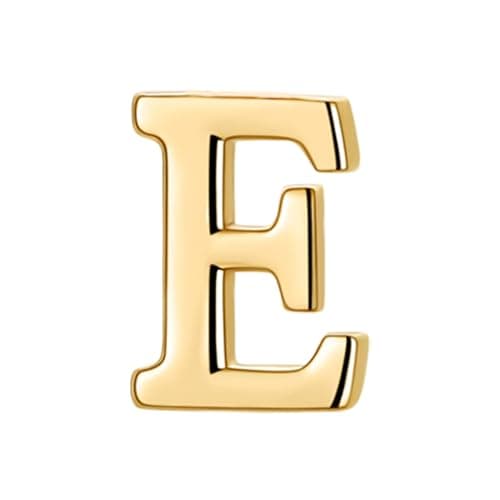 Collier DOUBLE TINGN Or 14K, Pendentif PERSONNALISÉ Lettre A-Z, Idée CADEAU Anniversaire Fille, Fête des Mères, Saint Va — E
