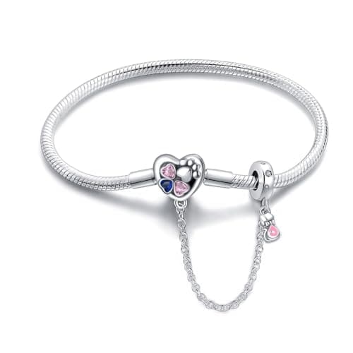 Bracelet argent sterling 925 TINSLO femme CMB062 Saint Valentin, fête des mères, Noël — PAB023