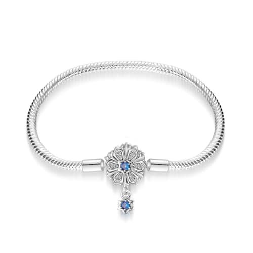 Bracelet argent sterling 925 TINSLO femme CMB062 Saint Valentin, fête des mères, Noël — PAB007