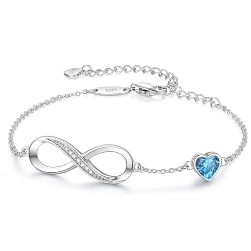 Bracelet LOUISA SECRET Femme Argent 925 Infini Noël Anniversaire Maman — Argent-03-Mars