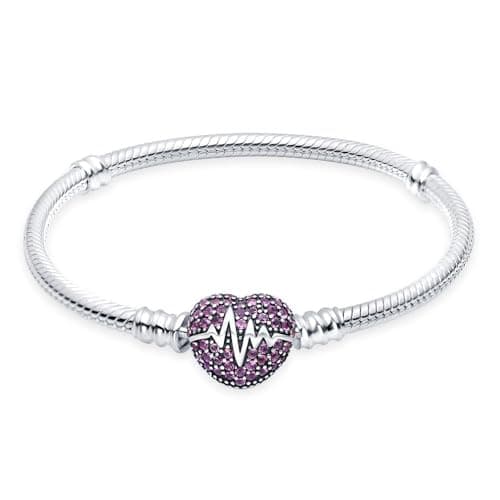 XWN Bracelet en Argent Sterling 925 pour Femme avec Charms de perle, Compatible avec Pandora, Accessoire de Mode Femmes — D