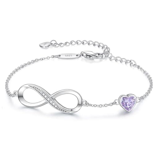 Bracelet LOUISA SECRET Femme Argent 925 Infini Noël Anniversaire Maman — Argent-06-Juin