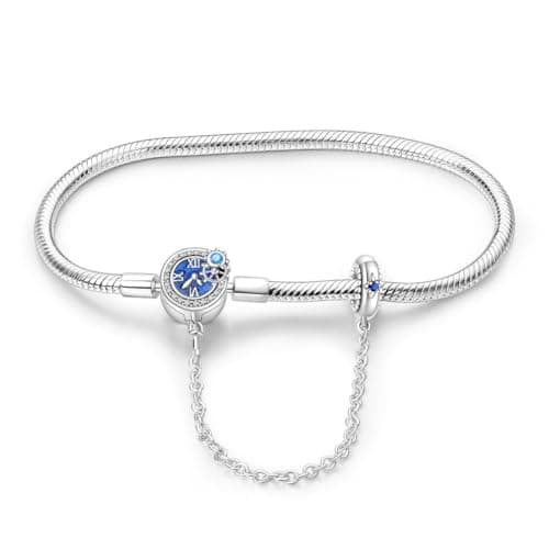 ChenYuTe 925 bracelet serpent argent sterling femme, cadeau élégant bijoux fête des mères Saint-Valentin, anniversaire N — Bracelet038