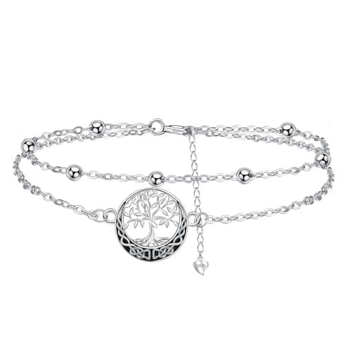 Arrebol Bracelet Femme Argent Sterling 925 Original Cadeau Noël pour Femmes Épouse Mère Réglable — Arbre de Vie2
