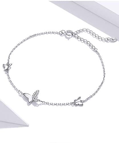 LOKILOKI Bracelet Argent Sterling 925 Homard Fermoir pour Femmes Populaire Cadeau Bijoux OOTD