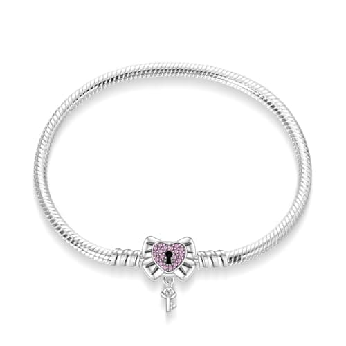 Bracelet argent sterling 925 TINSLO femme CMB062 Saint Valentin, fête des mères, Noël — PAB016