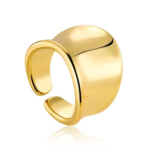 ALEXCRAFT Bague Argent 925 Femme Élégante et Hypoallergénique, Cadeaux de Bijoux pour Fille, Mère et Copine — B-Or