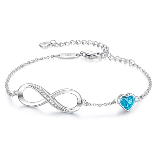 Bracelet LOUISA SECRET Femme Argent 925 Infini Noël Anniversaire Maman — Argent-12-Décembrec