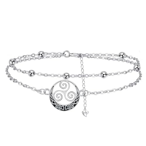 Arrebol Bracelet Femme Argent Sterling 925 Original Cadeau Noël pour Femmes Épouse Mère Réglable — Celtique 2
