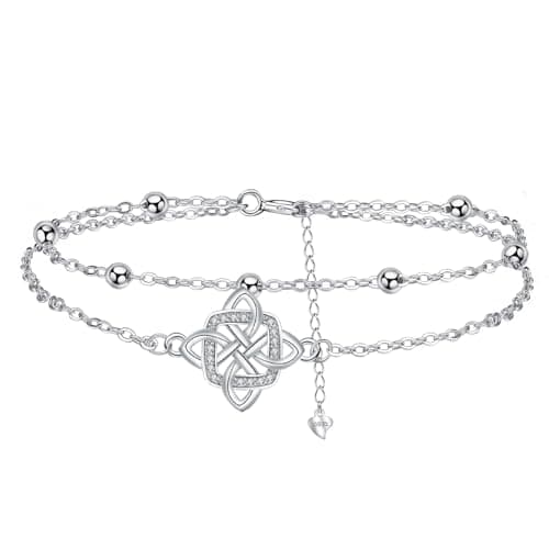 Arrebol Bracelet Femme Argent Sterling 925 Original Cadeau Noël pour Femmes Épouse Mère Réglable — Celtique 3