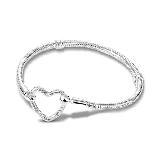 ChenYuTe 925 bracelet serpent argent sterling femme, cadeau élégant bijoux fête des mères Saint-Valentin, anniversaire N — Bracelet088