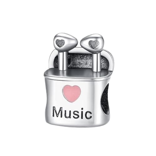 Amuefer 925 argent charms bracelet collier pendentif perles charmé papillons, amour, cadeaux pour mère anniversaire, tor — H-Cuffie Bluetooth
