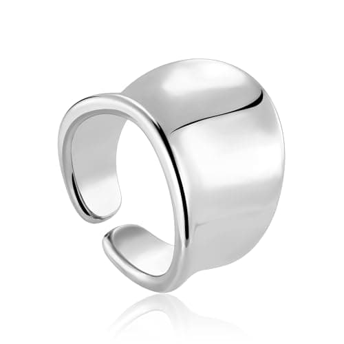 ALEXCRAFT Bague Argent 925 Femme Élégante et Hypoallergénique, Cadeaux de Bijoux pour Fille, Mère et Copine — B-Argent
