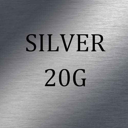 YADOCA Piercing au Nez Acier Chirurgical Hypoallergénique Femmes Hommes 1.5mm 2mm |5mm 3mm — Argent-20G