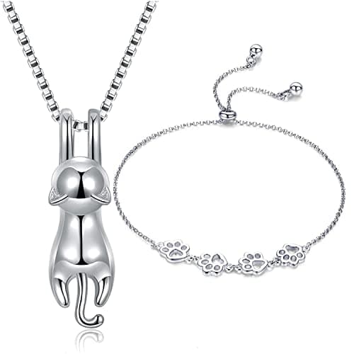 Collier Wonvin Collection Argent Sterling 925 Oxyde de zirconium pour Femme Occasion spéciale — bracelet+pendant necklace