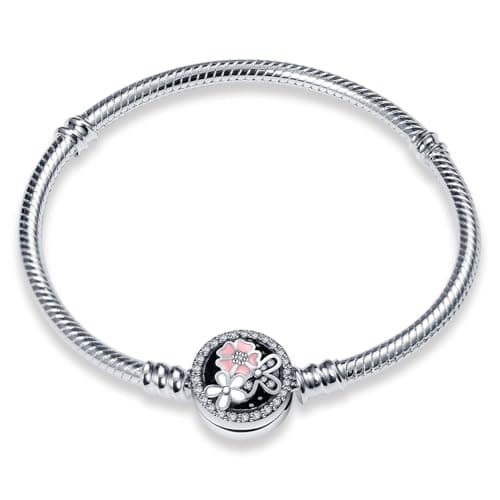 XWN Bracelet en Argent Sterling 925 pour Femme avec Charms de perle, Compatible avec Pandora, Accessoire de Mode Femmes — XAC-290