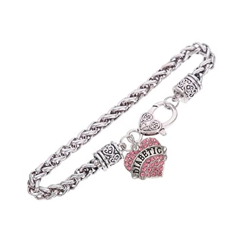GALPADA Bijou Coeur Strass 5 Pièces Amitié Bracelet Couple Décoratif Charme Couleur Délicat — rose