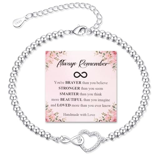 BMMYE Bracelet en Argent 925 Femme, Accessoire de Mode pour Femme, Bijou Zircon Cubique Éternel, Cadeau Parfait pour Fem — Argent-Style2