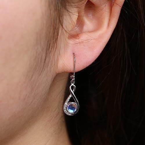 Adramata Boucles d'Oreilles en Argent Sterling 925 pour Femme Recycled Claim standard
Adramata Pierre de Lune Boucle d'O