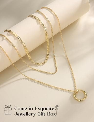 Collier or 14K plaqué femme régulable croix fantaisie empielable bijoux femme cadeau