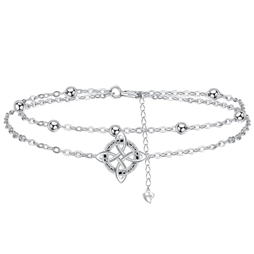 Bracelet Bijoux en Argent Sterling 925 Femme Soeur Mignon Cadeaux d'Anniversaire biedant un Design Élégant et Élancé;cha — argent-celtique