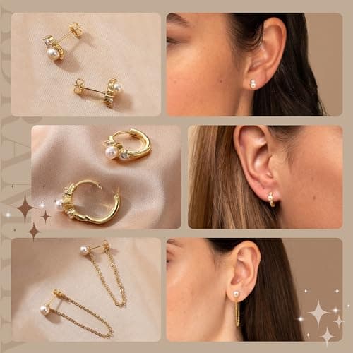 Adramata Boucles d'Oreilles Or Argent Recycled Femme pour Événements Spéciaux
Adramata Boucles d'Oreilles Créoles Plaqué