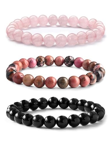 <think>
Okay, let's tackle this product title optimization task. The user wants me to apply the long-tail keyword formul — Quartz Rose Naturelle/Rhodonite Naturelle/Obsidienne Noire Naturelle