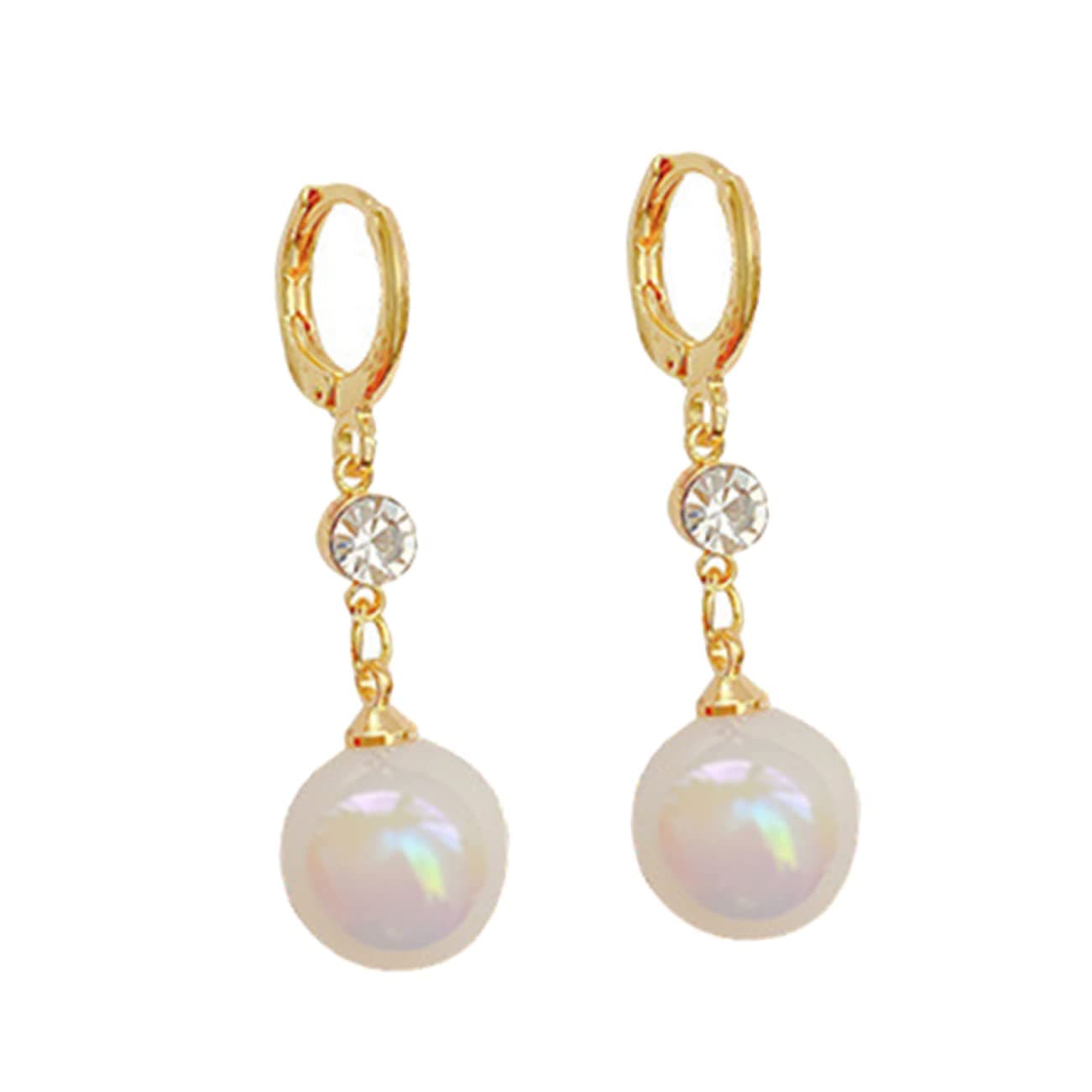 OATIPHO Piercings Longues Suspensibles en Or Rose Accessoires Mode Adultes Jouets Élégants Pullover 1 Paire Trendy Ouvra
