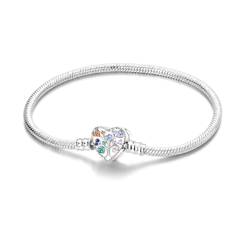 Bracelet argent sterling 925 TINSLO femme CMB062 Saint Valentin, fête des mères, Noël — KJB057