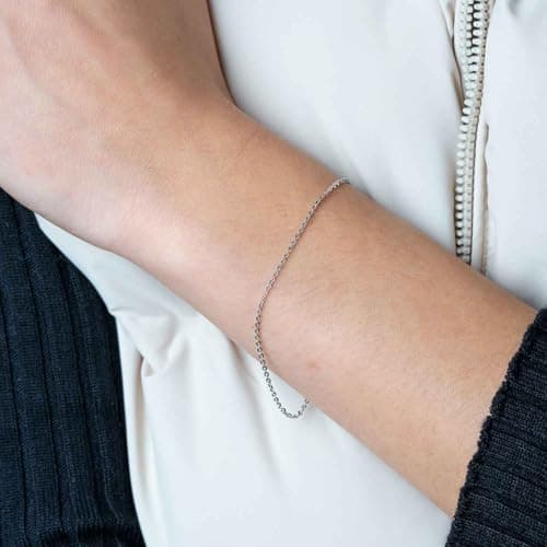 Bracelet MATERIA by Matthias Wagner pour femme en argent 925 rhodié plaqué or - Élégant et résistant | Femmes