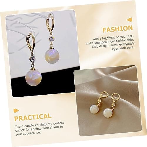 OATIPHO Piercings Longues Suspensibles en Or Rose Accessoires Mode Adultes Jouets Élégants Pullover 1 Paire Trendy Ouvra