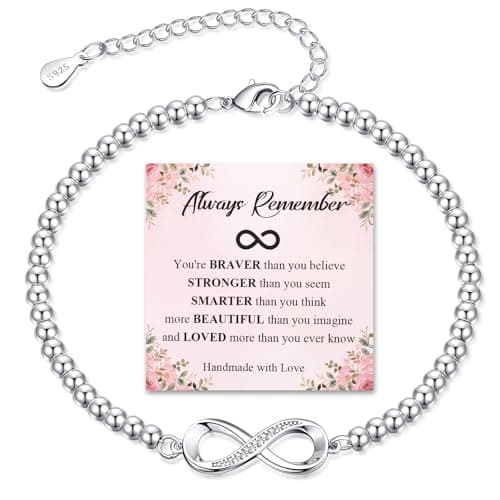 BMMYE Bracelet en Argent 925 Femme, Accessoire de Mode pour Femme, Bijou Zircon Cubique Éternel, Cadeau Parfait pour Fem — Argent-Style1