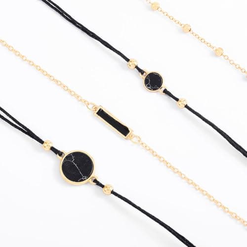Lot de 4 bracelets bohèmes empilables Edary pour femmes
