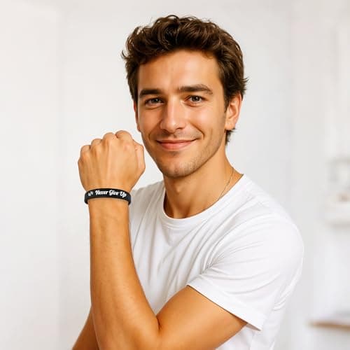 BEXOA Bracelets en Silicone Personnalisés 1 à 1000 – Caoutchouc Sur Mesure pour Campagnes de Sensibilisation et Cadeaux