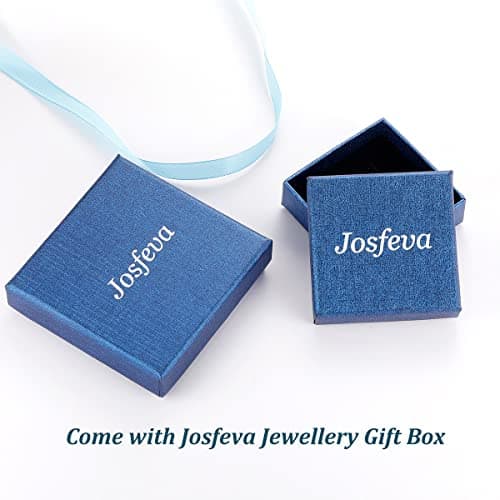 Josfeva Bague anti-anxiété en argent sterling 925 régler en plaqué or blanc pour homme et femme, bijoux relaxation événe
