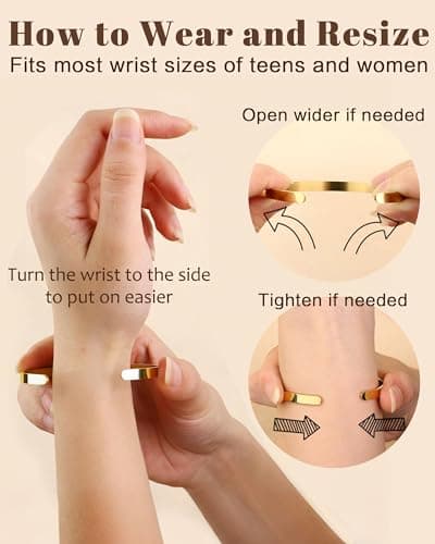 YADOCA Or Acier Inoxydable Plaqué Or 18 Carats Bracelets Femme Bijoux pour Femmes Mode Élégant Accessoire